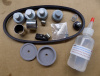 Berkel 807-817  Better Repair Kit New Feet-A3000-1-4722-3A Knife Bolt Spacer Kit-Blade Cleaner -3875